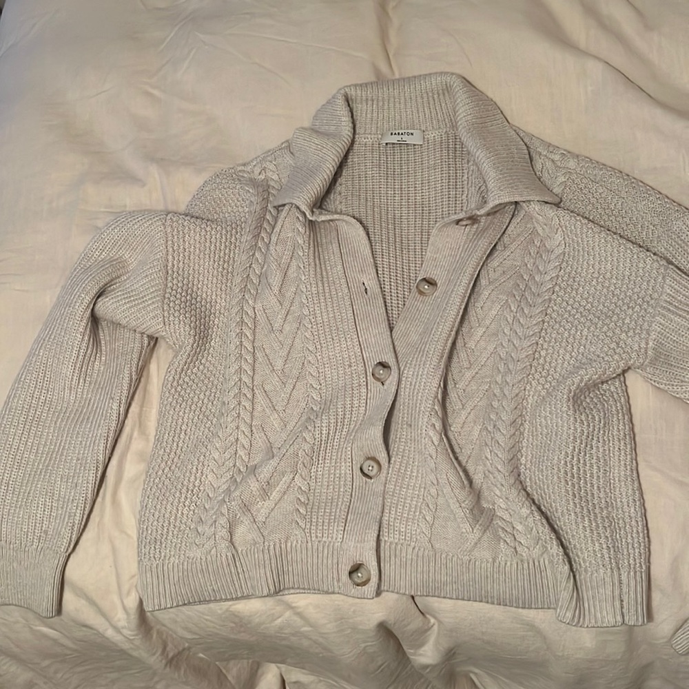 Aritzia Babaton Chunky knit sweater